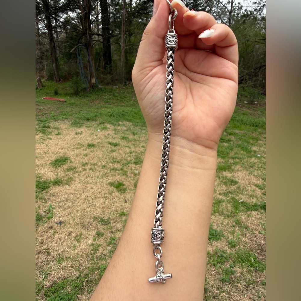 Premier Design Bracelet Silver Tone Toggle Closure